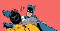 Batman Slapping Robin meme template