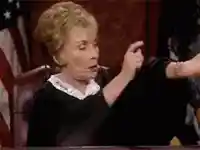 Judge Judy Waiting meme template