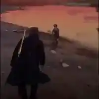 Kicking boy meme template