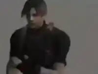 Leon Kennedy dying meme template