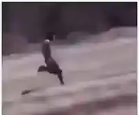 Man running fast meme template
