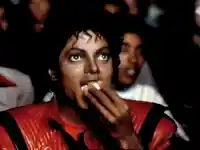 Michael Jackson popcorn gif meme template