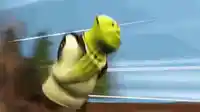 Shrek running meme template