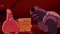 Spongebob and Patrick Goofy Goober theme song Challenge meme template