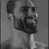 giga chad meme template