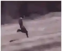 guy running down meme template