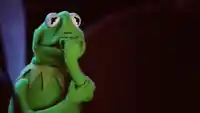 kermit nervous meme template