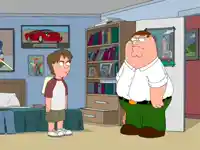 peter griffin beats up kyle meme template