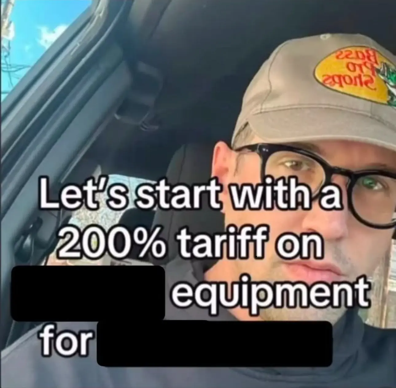 200 percent tariff meme template