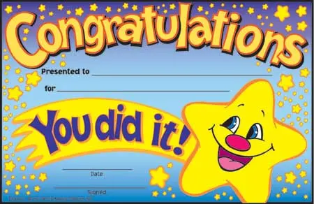 Happy Star Congratulations meme template