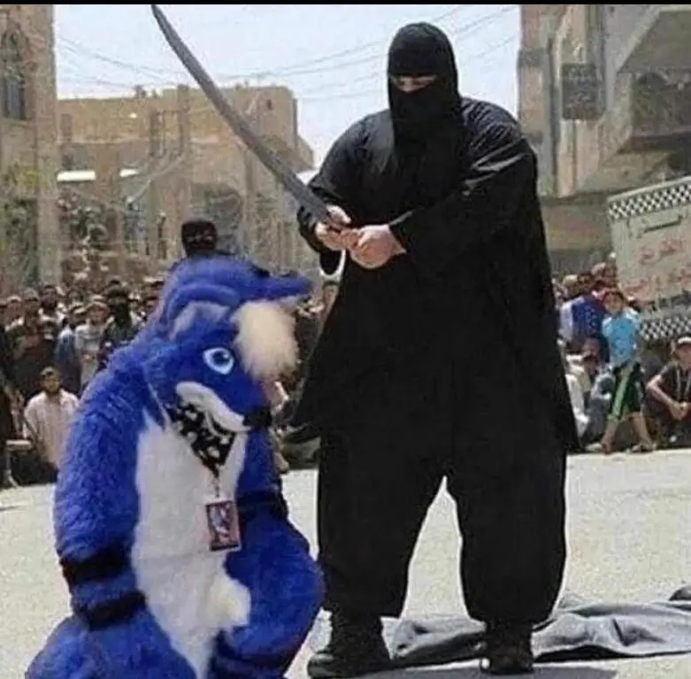 furry execution meme template