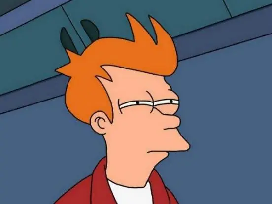 Futurama Fry meme template