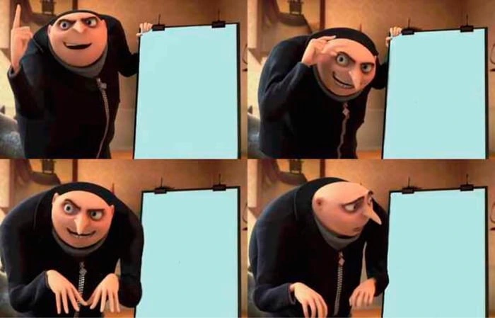 Grus Plan meme template