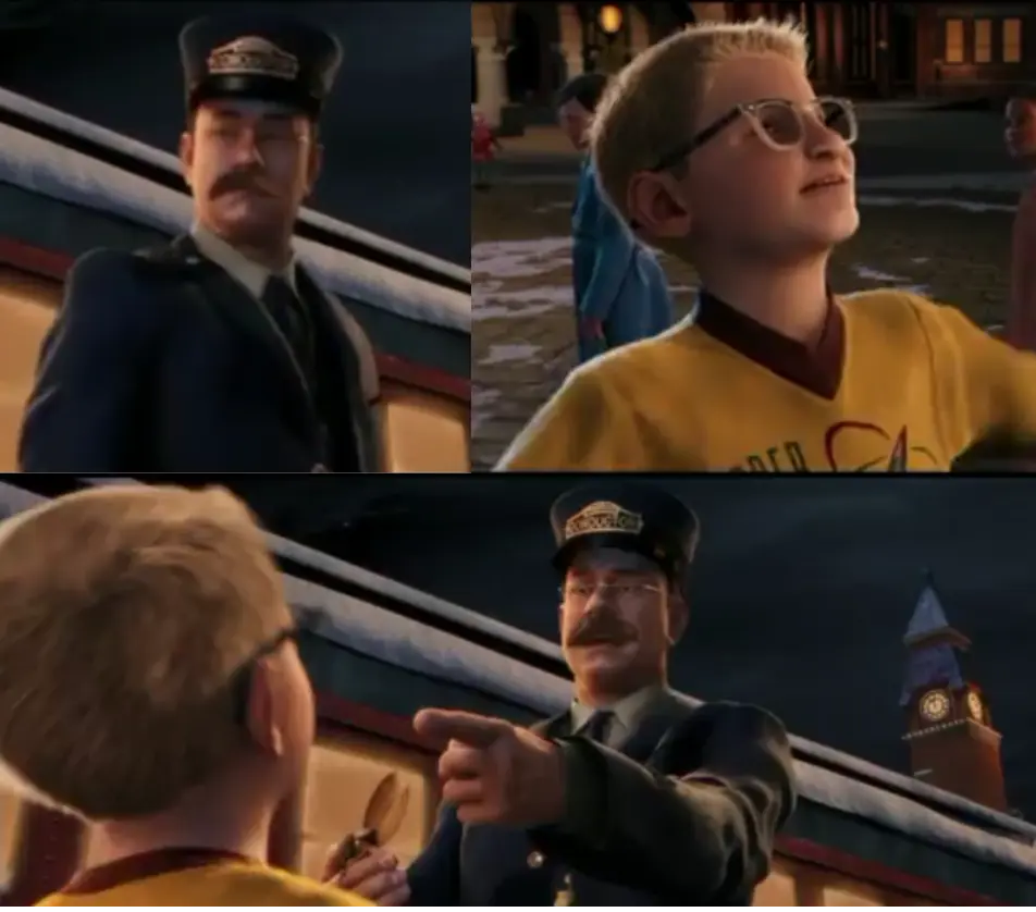 kid complaining to conductor meme template