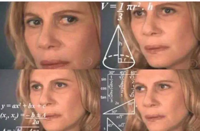 Math Lady_Confused Lady meme template