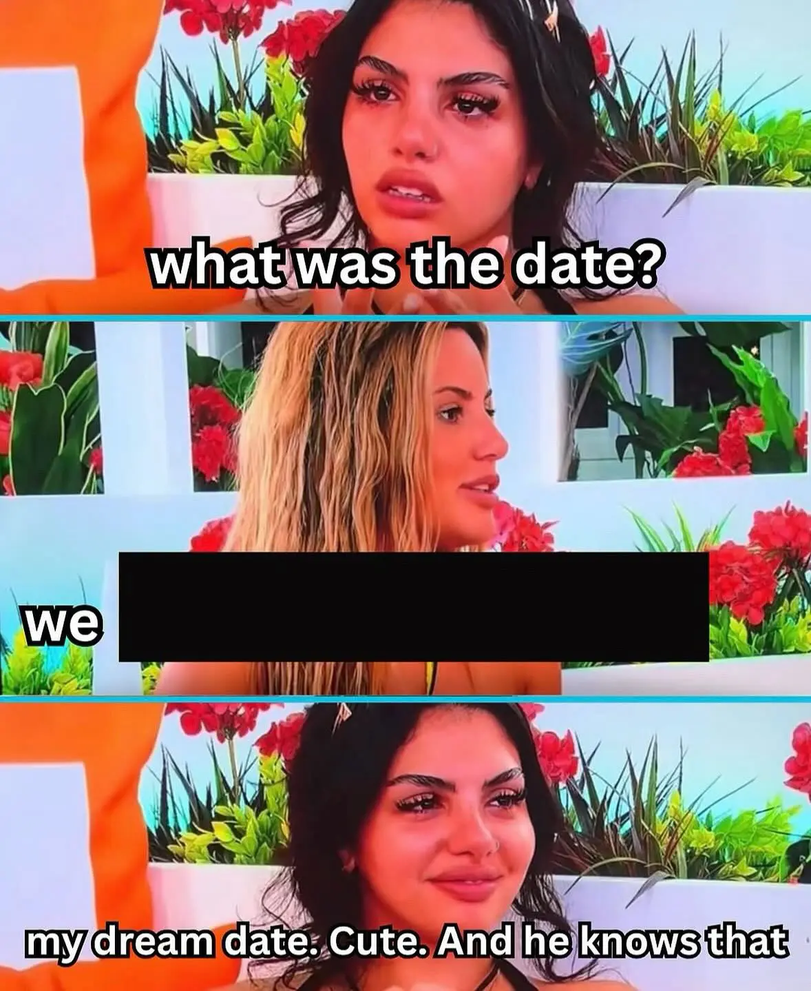 my dream date meme template