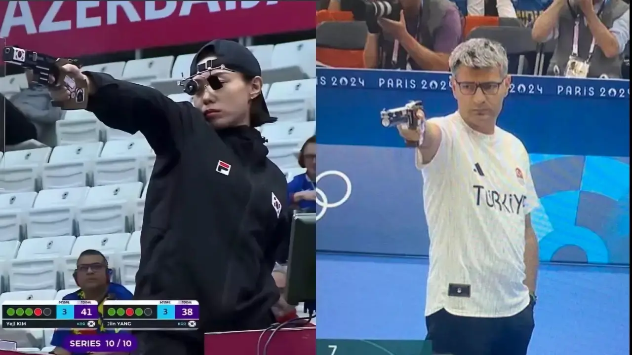 Olympic Shooter meme template