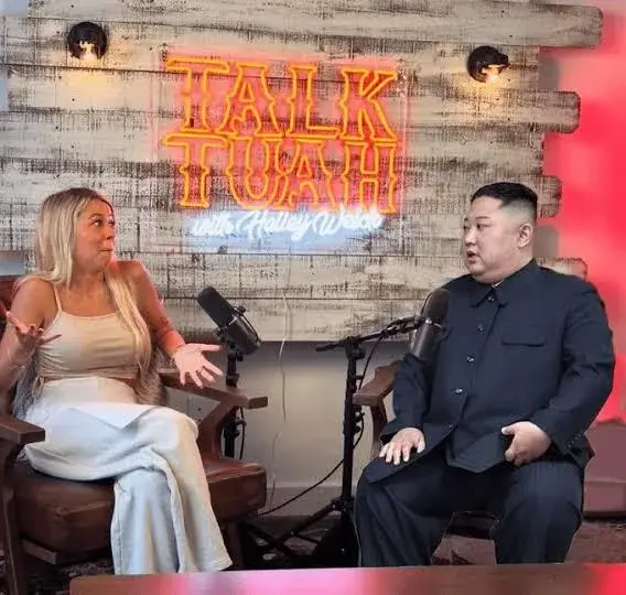 talk tuah kim jong un meme template