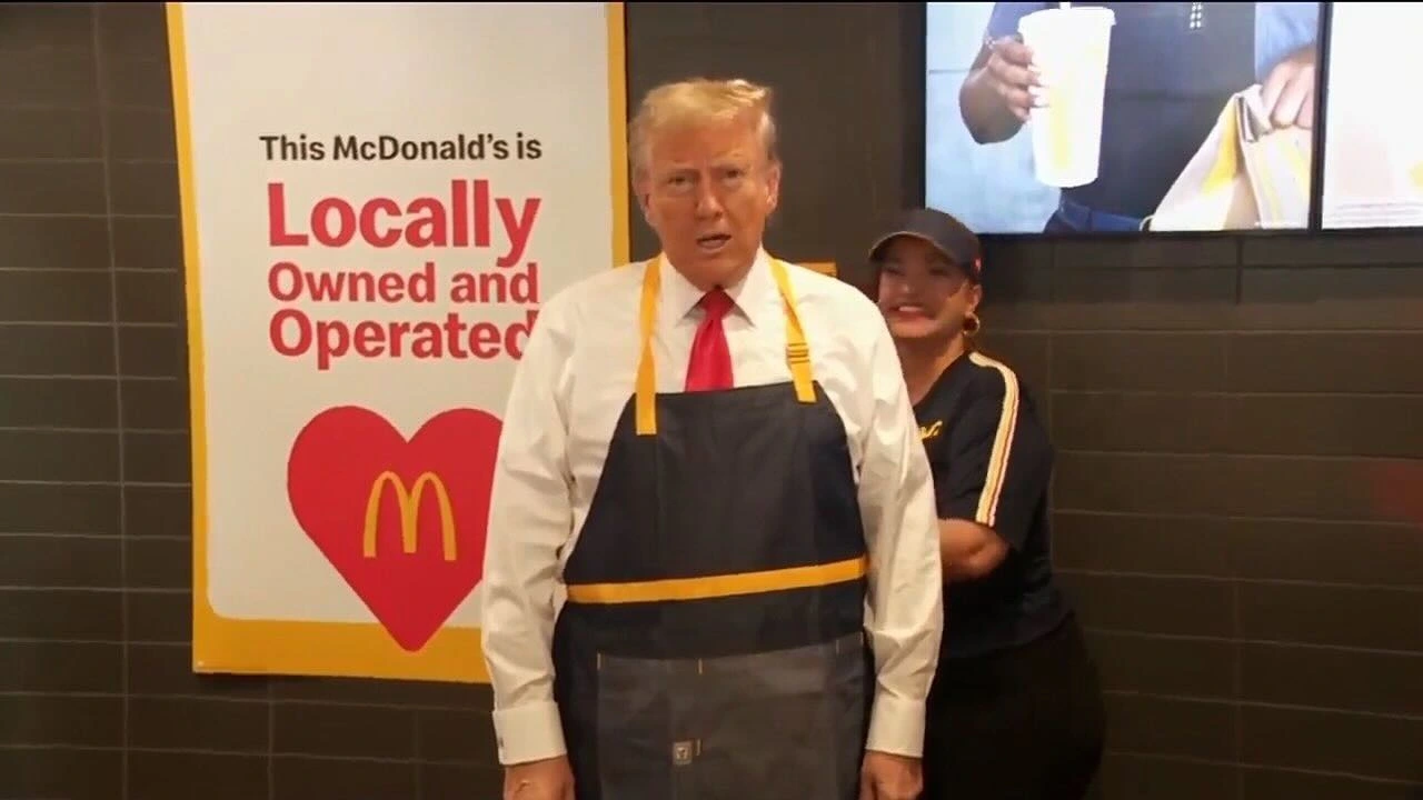 Trump McDonalds meme template